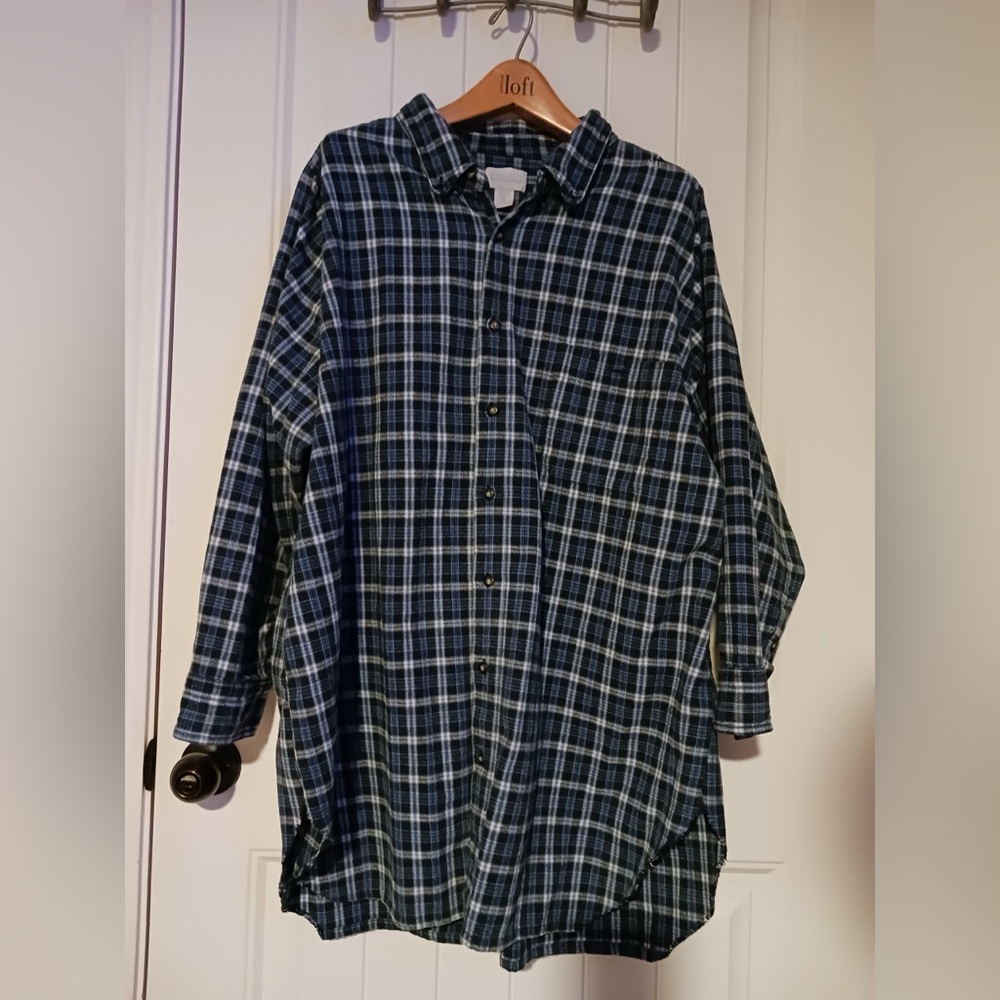 EUC MENS big and tall plaid shirt